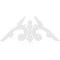 Ekena Millwork Pitch Milton Architectural Grade PVC Gable Pediment, 48"W x 24"H x 1"P (12/12) GPP048X024X100MIL - alternate 2